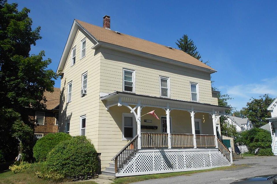 123 West Spruce Street - Front deck and main entrance. Off-street parking and large yard (shared with the other two apartments).