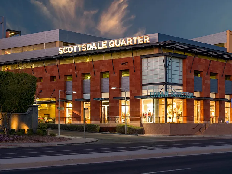 Experience upscale shopping at Scottsdale Quarter.