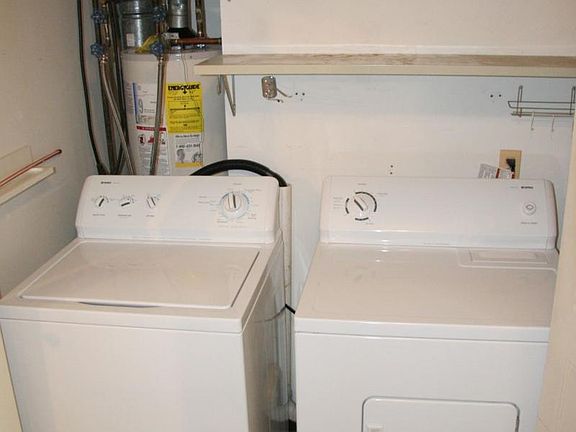 In suite laundry.
