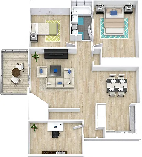 Floor plan 2x1 Outlook Superior