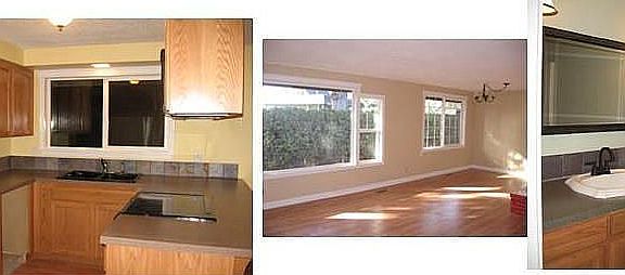 Kitchen, Living/Dining, Master Bath