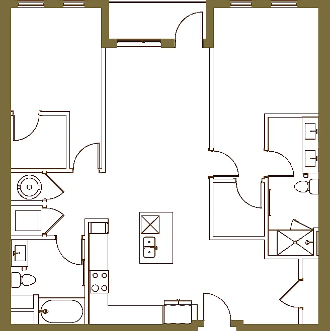 Floor plan 2C