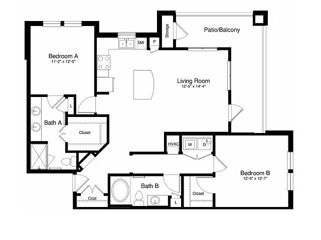 Floor plan B2