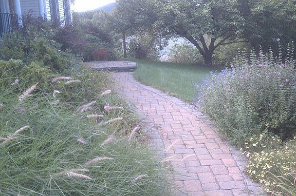 ENCHANTING GARDEN & PATH TO ENTRY.