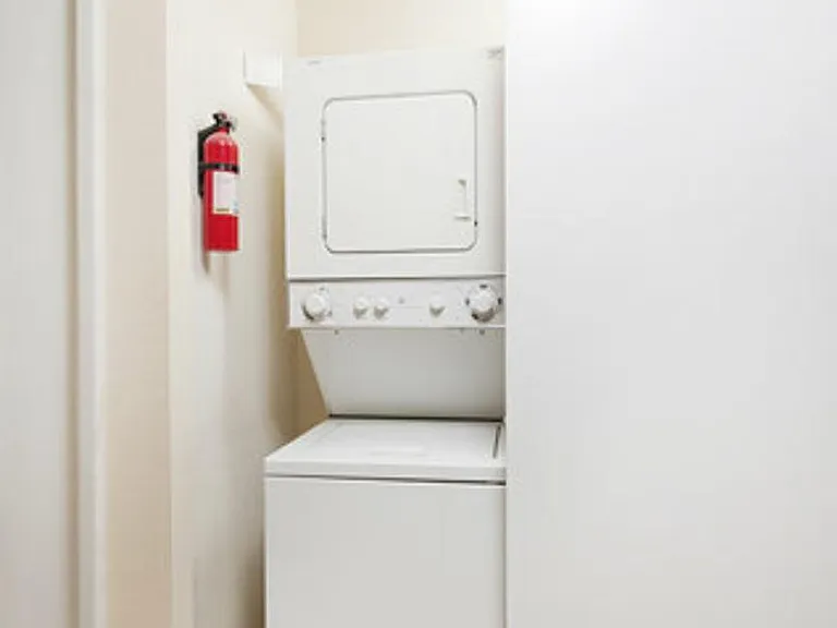 washer and dryer in unit!
