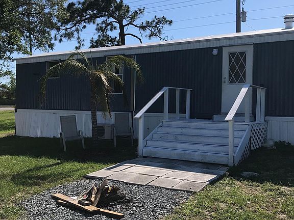 Back side of property