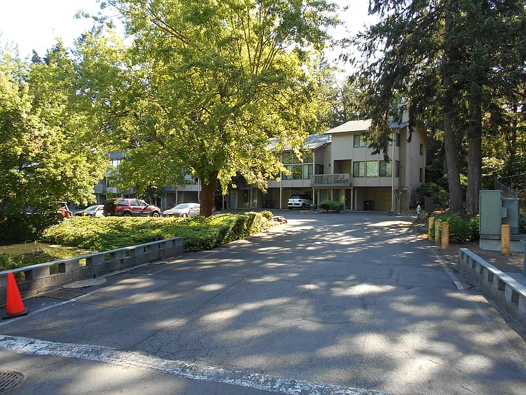 View of the street leading to the unit.