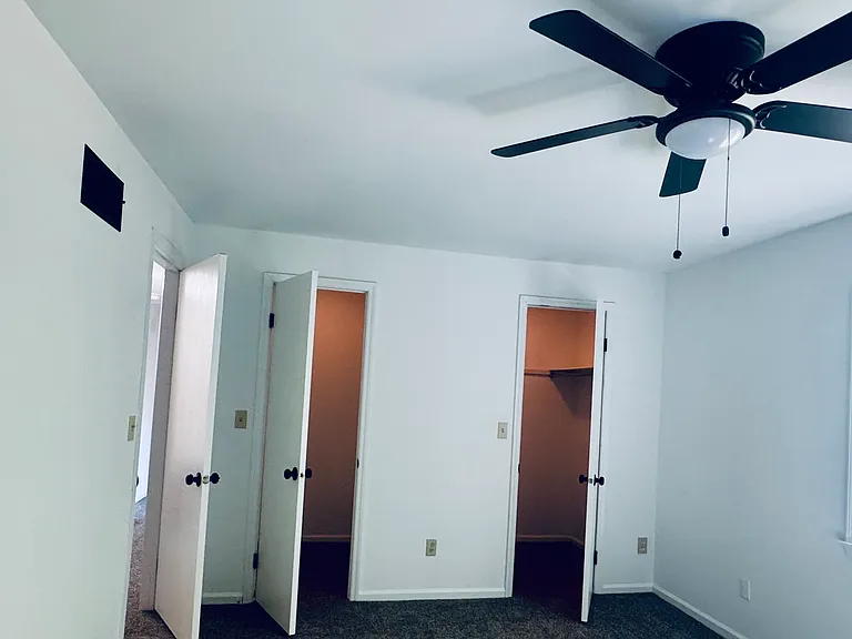 2 Walk-in closets in Master Bedroom