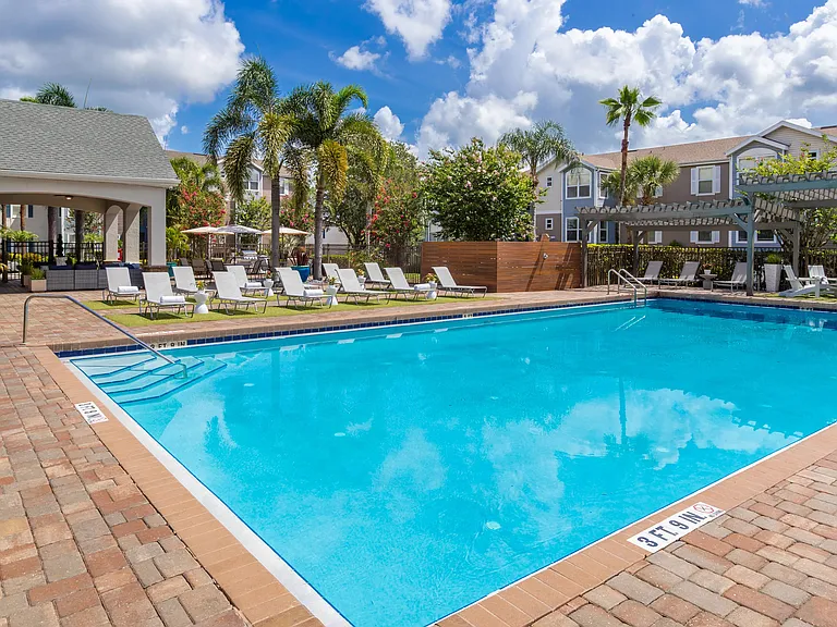 Whether you're swimming laps or soaking up the sun, our expansive pool deck offers the perfect escape.
