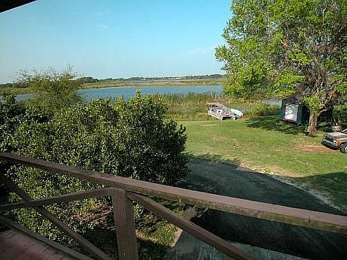master bedroom view of lake