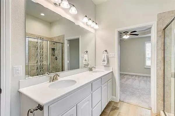 Downstairs master bathroom