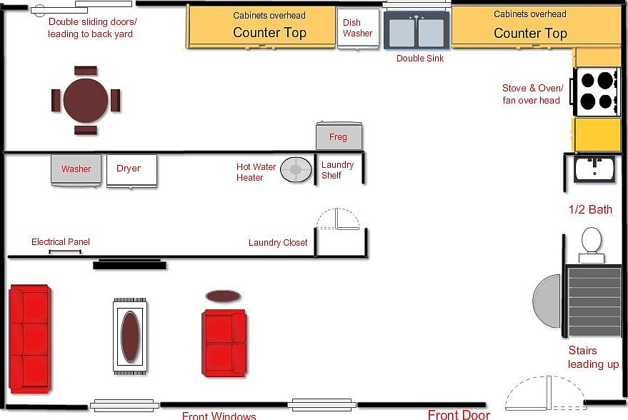 1st Floor layout