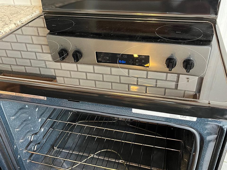 new glass cooktop stove