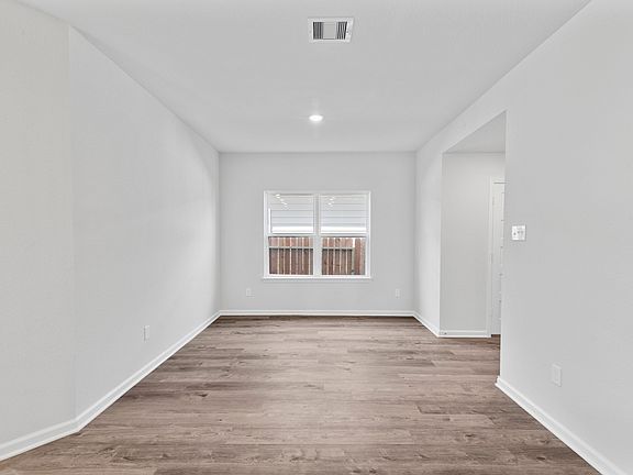 The Sparrow II- Dining Room. Sample floor plan image for illustration upgrades, options, and color