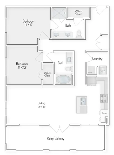 Floor plan Hawthorn