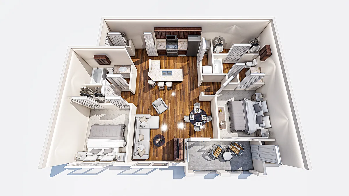Floor plan B2