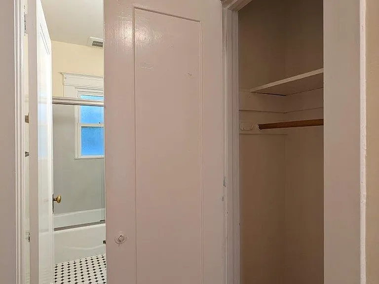 View of hall closet