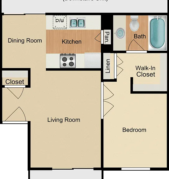 Plan 1 Floorplan Diagram