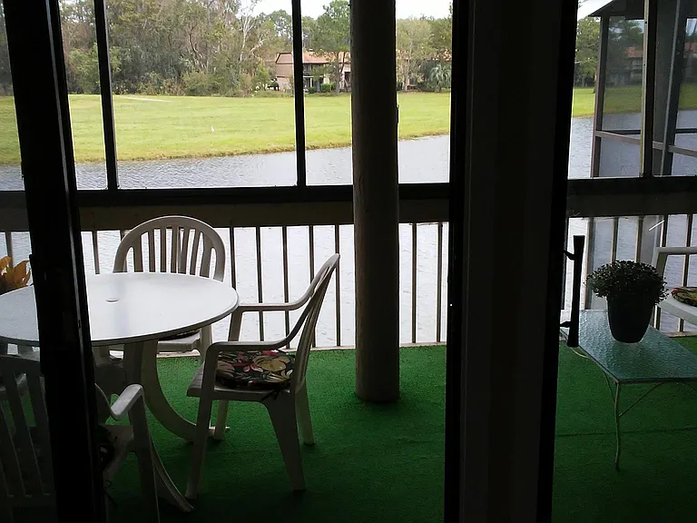 Screen Porch View of Lake