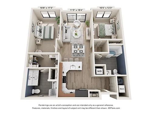 Floor plan B7