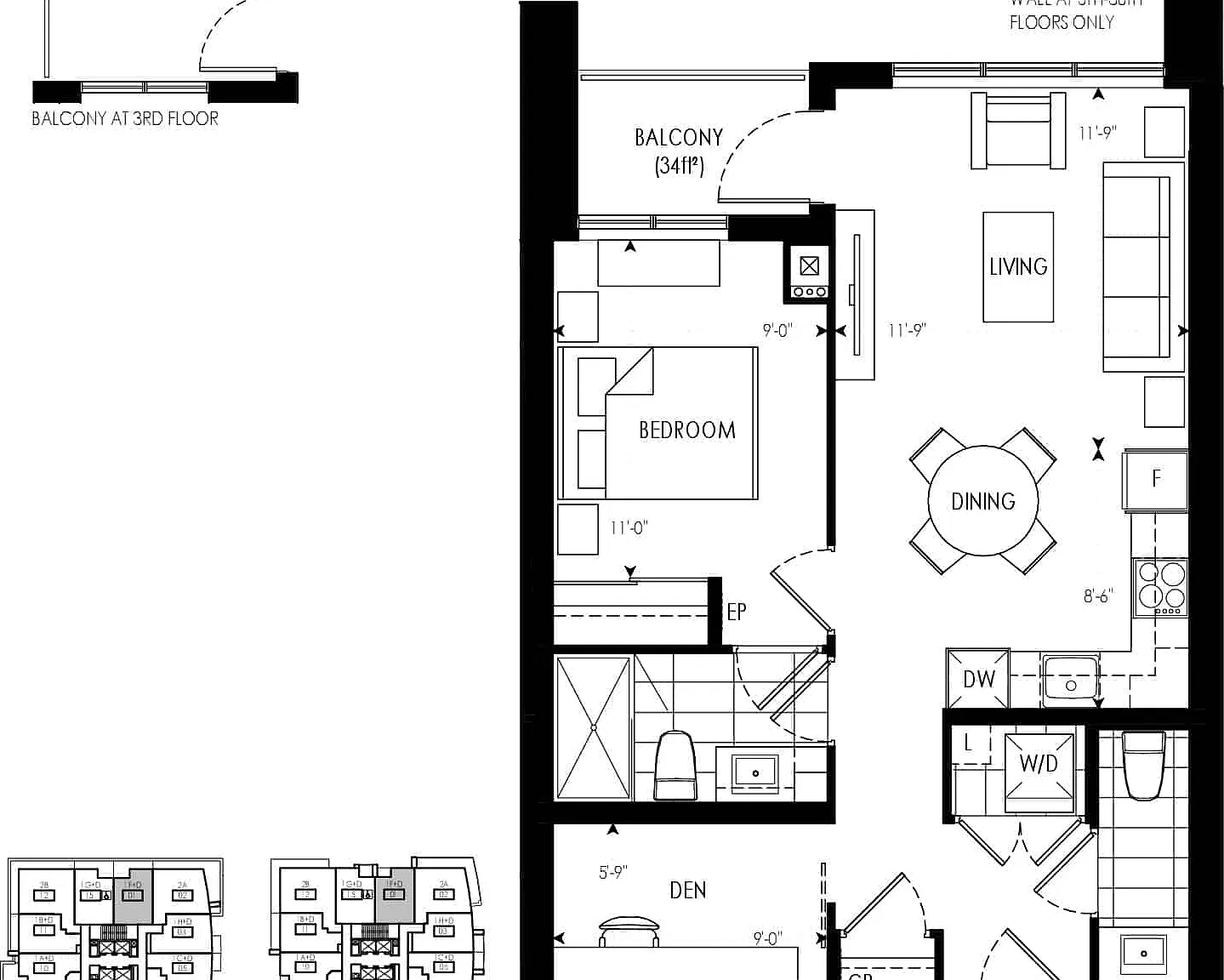 1 bed, 648 sqft, $2,500 — Photo 1