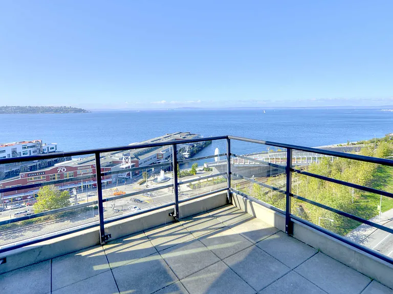 Private Balcony with Views of Puget Sound