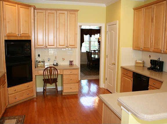 Sub zero refrigerator in this custom built kitchen