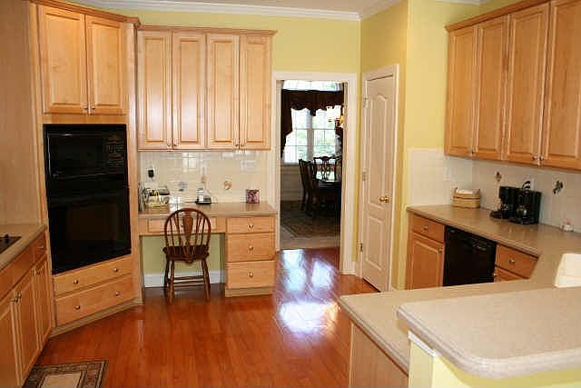 Sub zero refrigerator in this custom built kitchen