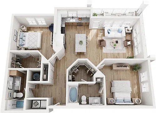 Floor plan B3
