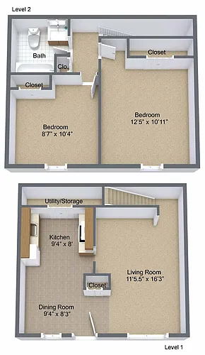 Floor plan 2 Bedroom