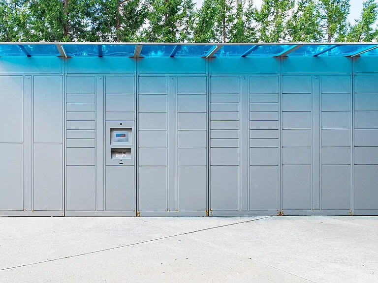 24/7 secured Package Lockers at Franklin River Apartments in Southfield, MI