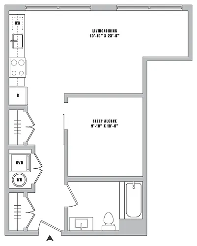Floor plan Studio-S9
