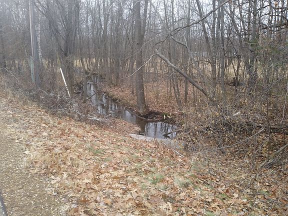 Creek entering property