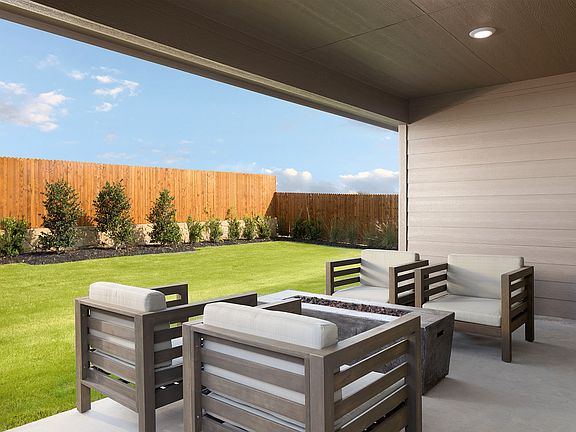 Sip your morning coffee on the covered outdoor patio.