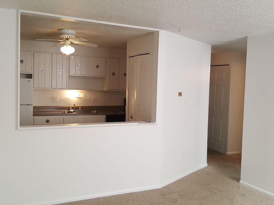 looking into kitchen