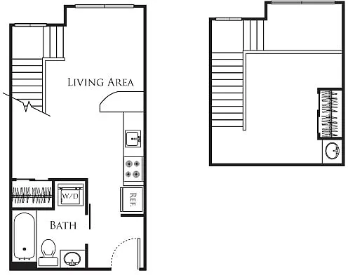 Floor plan Micro One Bed - C2c 702