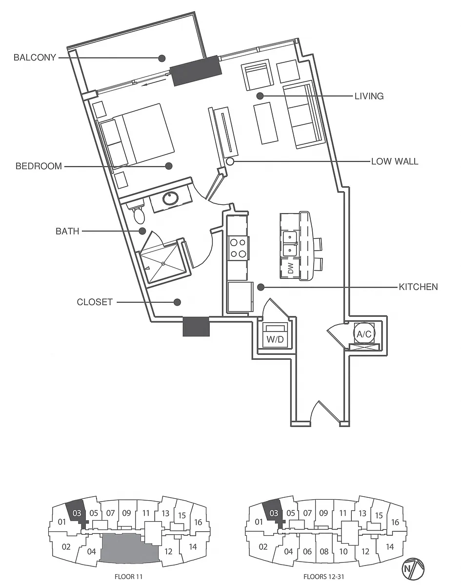 Floor plan Residence 3 - Classic