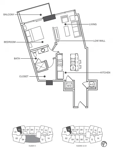Floor plan Residence 3 - Classic