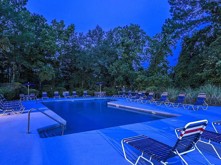 Sedgefield Pool in the evening