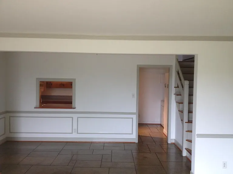 VERY OPEN to outside patio