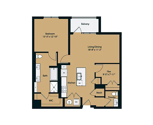 Floor plan 1D-1