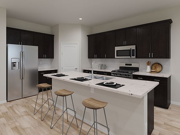 Enjoy having company sit at the island while you cook.