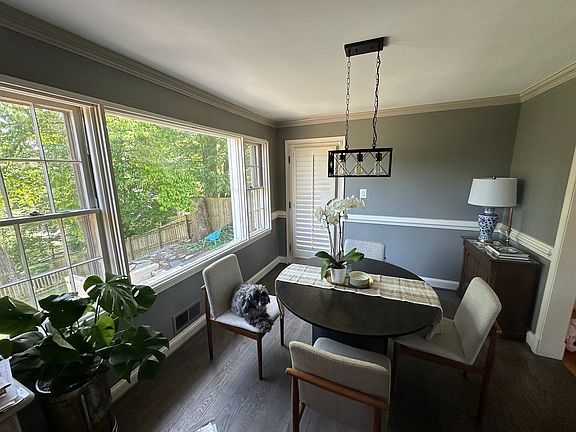 Dining room/eat-in kitchen, overlooking the backyard