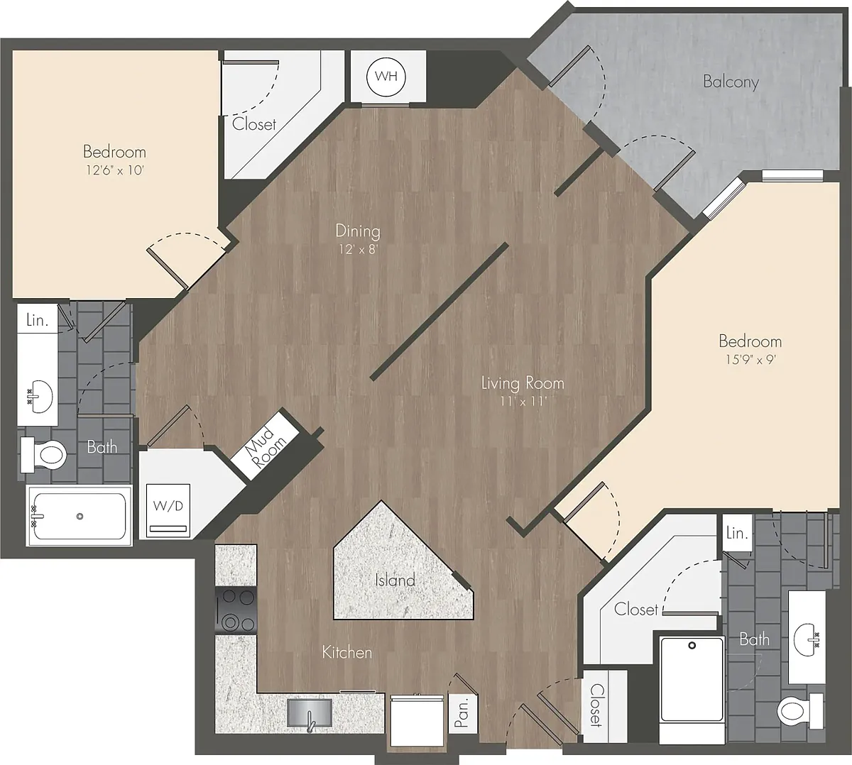 Floor plan B15