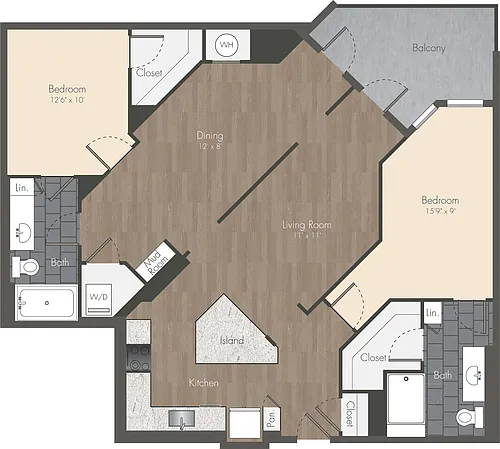 Floor plan B15