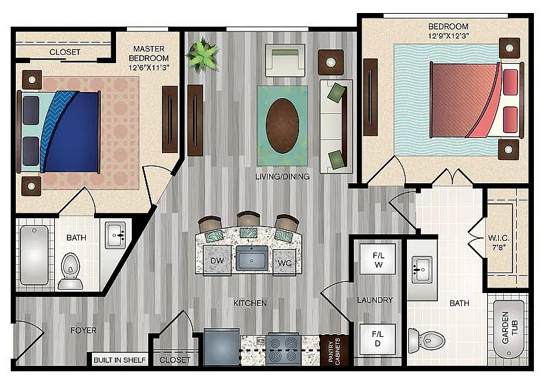 Floor plan B1