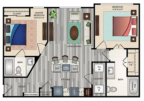 Floor plan B1