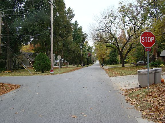 Looking south columbia pl