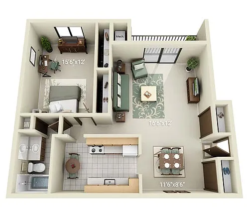 Floor plan A1
