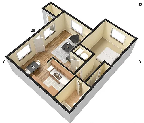 Floor plan One Bed Room